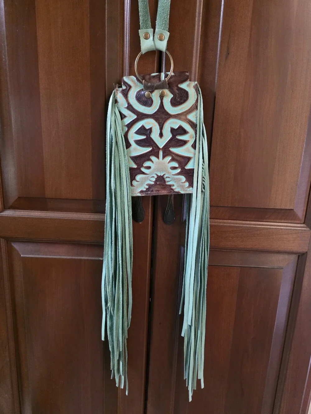 Custom Western Monogram Fringe Crossbody Bag keep It Gypsy